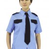 Рубашка женская охранника, короткий и длинный рукав, на поясе